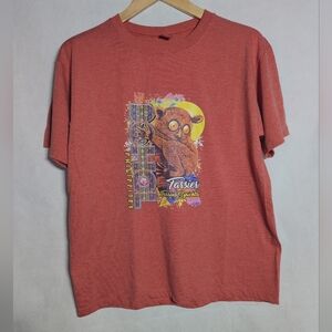 Vintage Yalex Gold Philippines Bohol Tarsier Red T-shirt